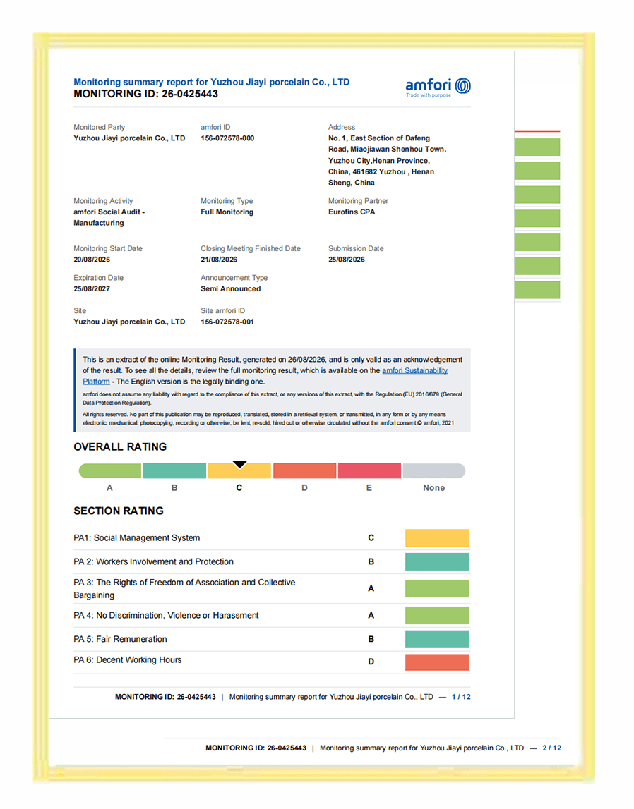 BSCI audit report — BSCI