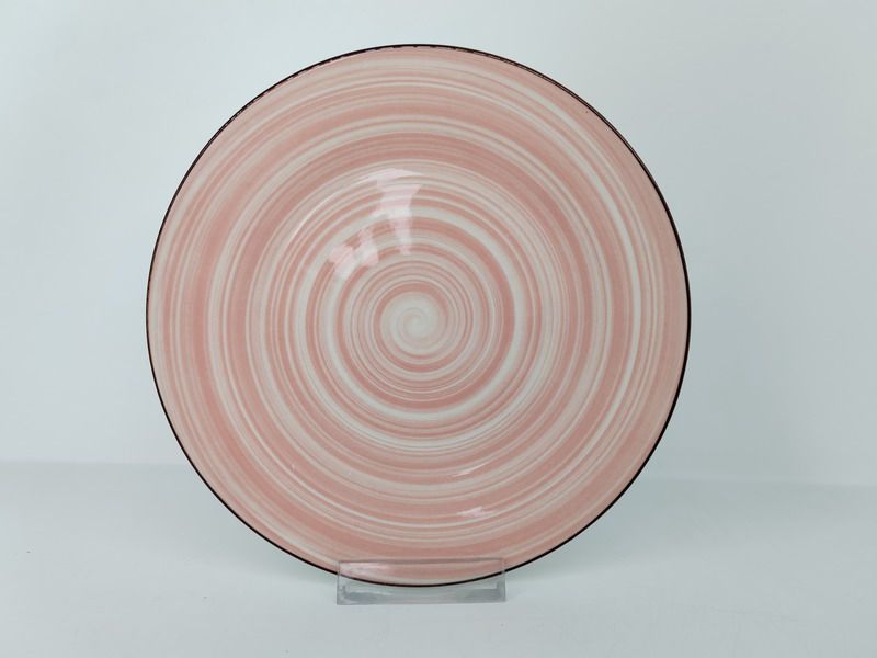 10.5" Dinner Plate with pad printing