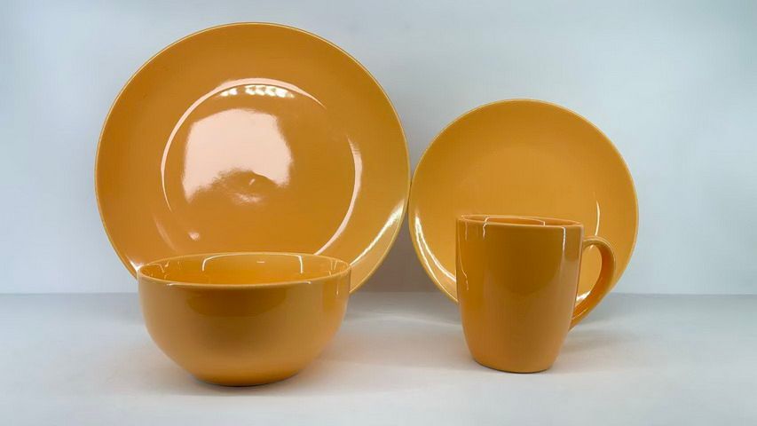 Porcelain color glazed dinnerware